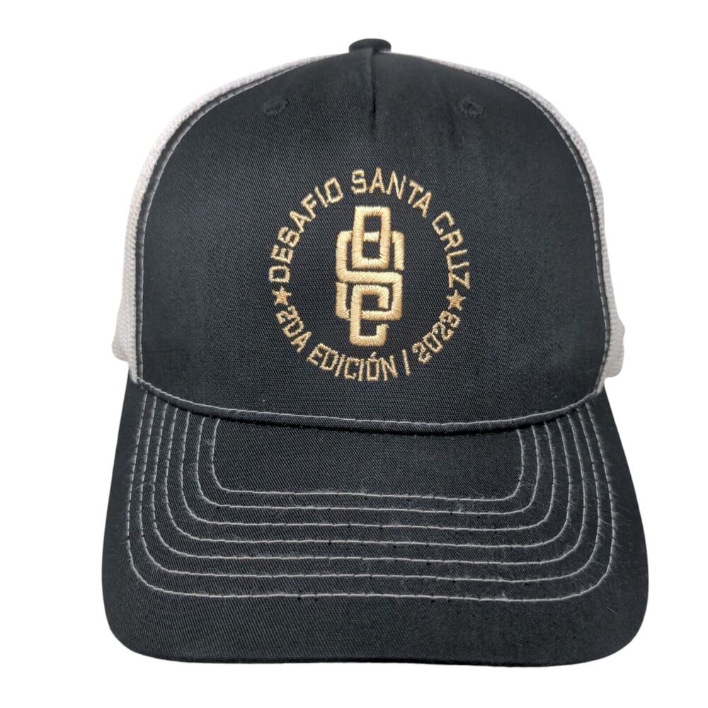 Desafio Santa Cruz Snapback Mesh Back Trucker Hat Black One Size Tami